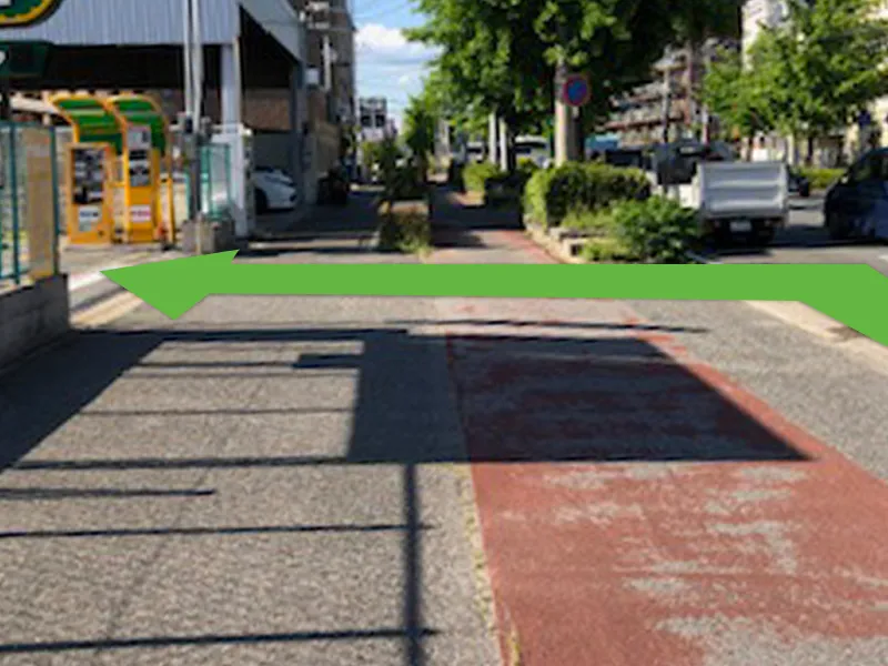 『タイムズ』『三井のリパーク』からのルート9